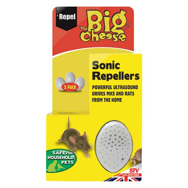 The Big Cheese Sonic Repellers Pack Of 3