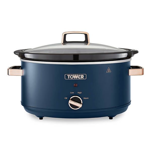Tower Cavaletto 6.5 litre Slow Cooker Midnight Blue