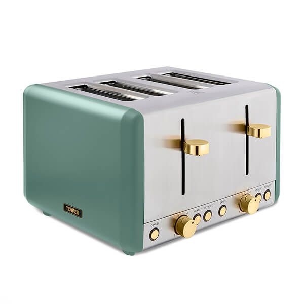 Tower Cavaletto Toaster 4 Slice Jade