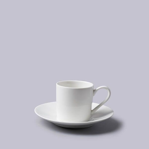 W.M.Bartleet & Sons Espresso Cup and Saucer White