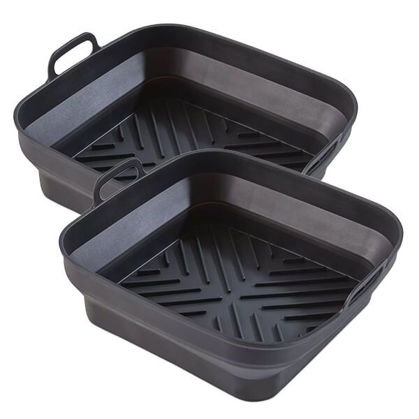 Tower Airfryer Pack of 2 Square Foldable Trays