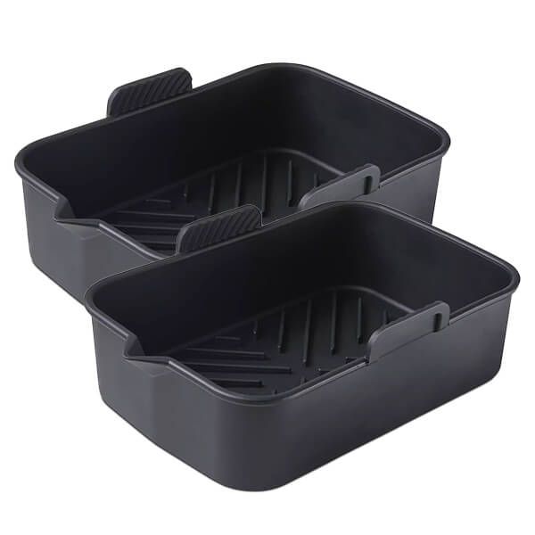 Tower Airfryer Pack of 2 Rectangular Solid Trays