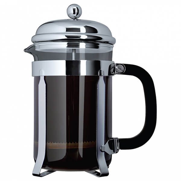Grunwerg 12 Cup Cafe Ole Cafetiere Classic Chrome Finish
