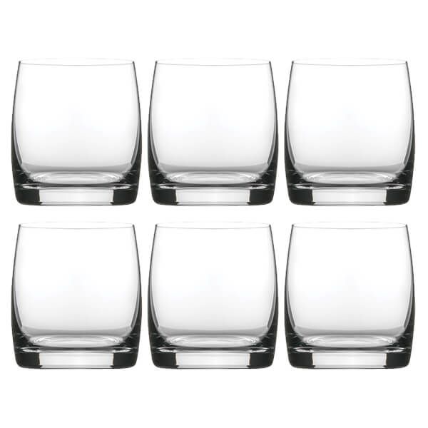 Dartington Crystal Tumbler Pack of Six Glasses NEW 