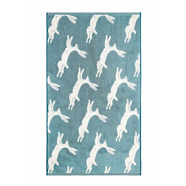 Joules Jumping Hare Bath Mat Teal