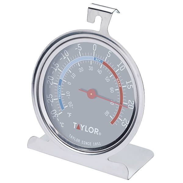 Taylor Pro Stainless Steel Freezer & Fridge Temperature Thermometer