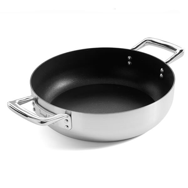 Samuel Groves Urban 30cm Stainless Steel Non-Stick Triply Chefs Pan with Domed Lid