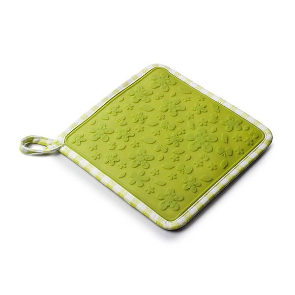Zeal Silicone Square Hot Grab & Mat Lime