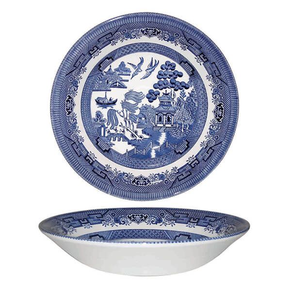 Churchill China Blue Willow Coupe Bowl 20cm