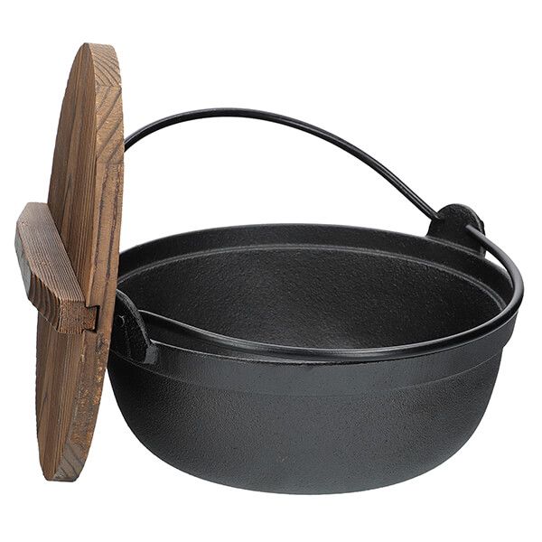 World Of Flavours Cast Iron Japanese Cooking Pot 21cm