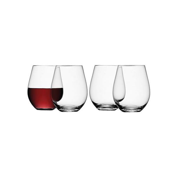 LSA Wine Stemless Red Wine Glass Set Of Four