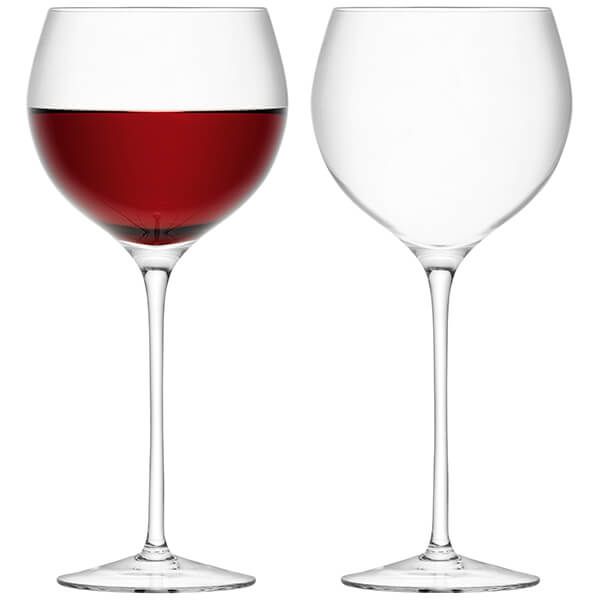 LSA Wine Balloon Glass 570ml Clear Set of Two