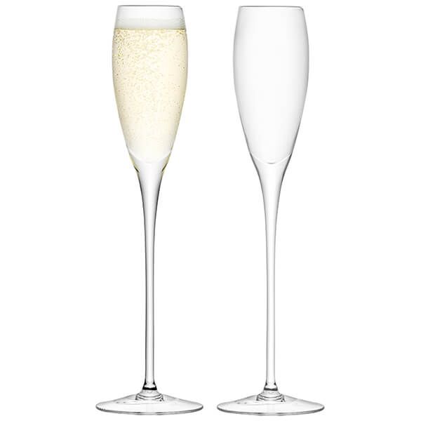LSA Wine Champagne Flute 160ml Clear Set of Two