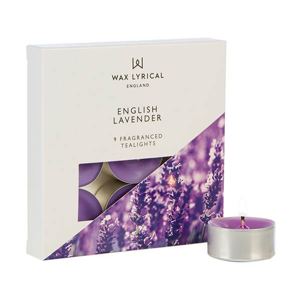 Wax Lyrical English Lavender Pack of 9 Tealights