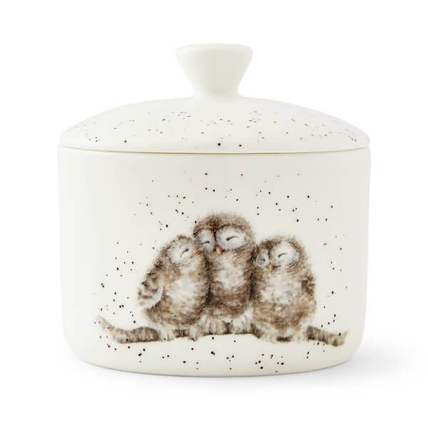 Wrendale Designs Small Lidded Storage Jar Owls