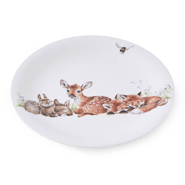Wrendale Designs Little Wren Childs Melamine Plate & Bowl Set