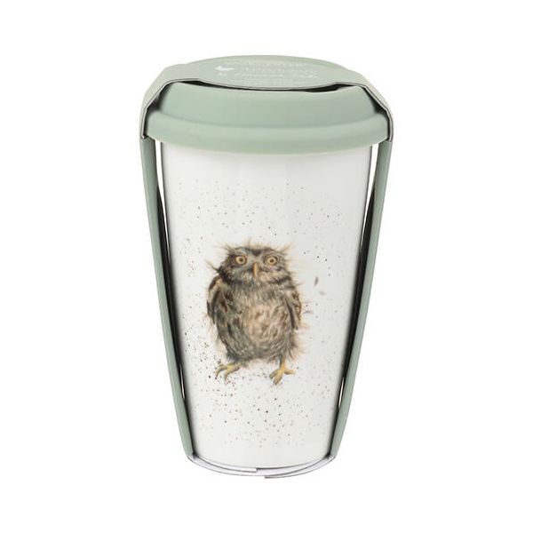 Wrendale Designs Travel Mug Owl 6 for 5