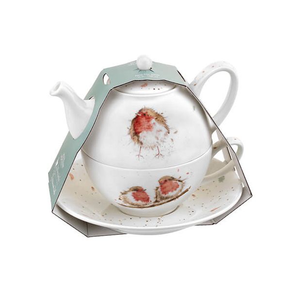 Wrendale Designs Tea for One with Saucer Robin