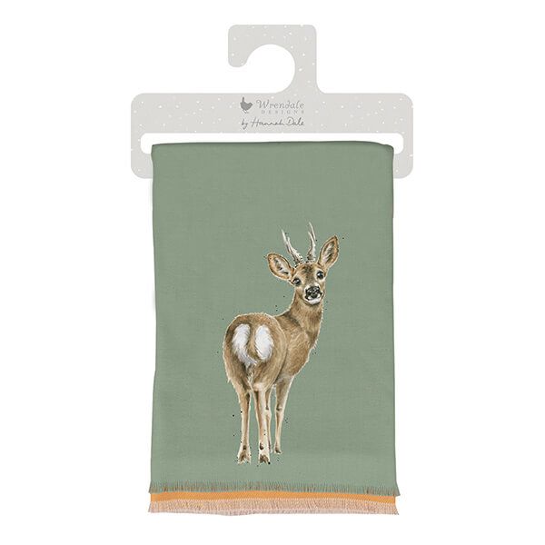 Wrendale Designs Deer Winter Scarf - The Roe Deer