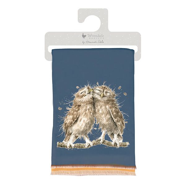 Wrendale Designs 'Birds Of A Feather Owl Winter Scarf 