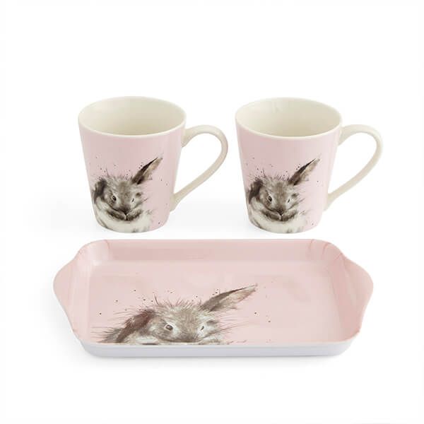 Wrendale Designs Mug & Tray Set Bathtime Rabbit