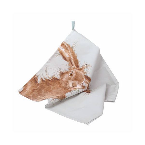 Wrendale Designs Tea Towel Hare Design