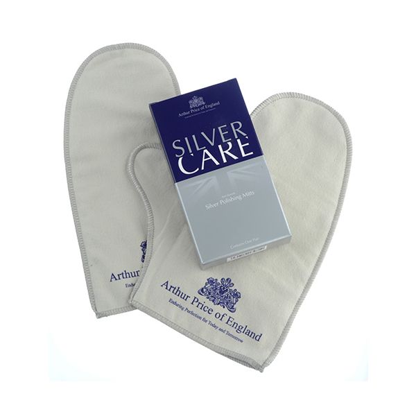 Arthur Price Silver-Care Pair Of Impregnated Silver Polishing Mitts