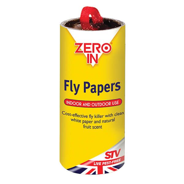 Zero In Fly Papers Pack Of 4