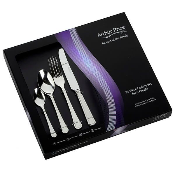 Arthur Price Classic Grecian 24 Piece Cutlery Gift Box Set