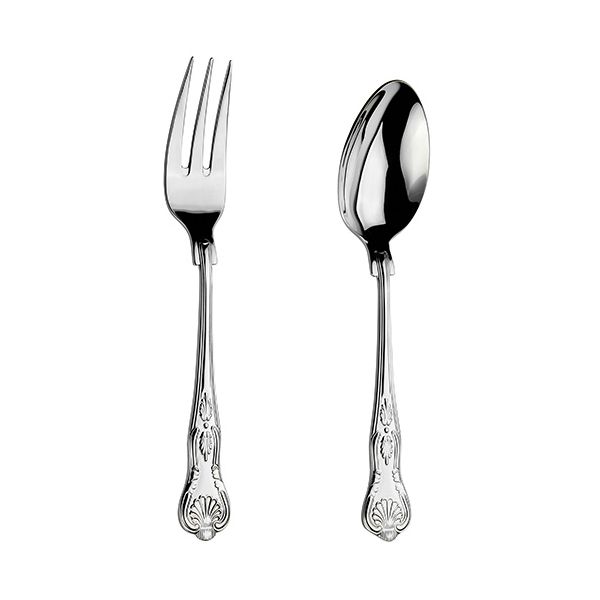 Arthur Price Classic Kings Serving Spoon & Fork Set