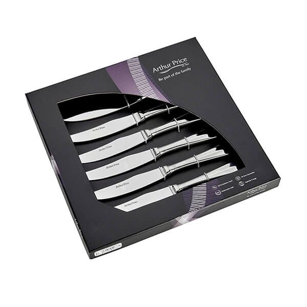 Arthur Price Classic Rattail Set of 6 Steak Knives