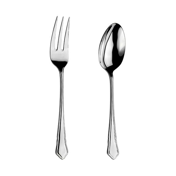 Arthur Price Classic Dubarry Serving Spoon & Fork Set