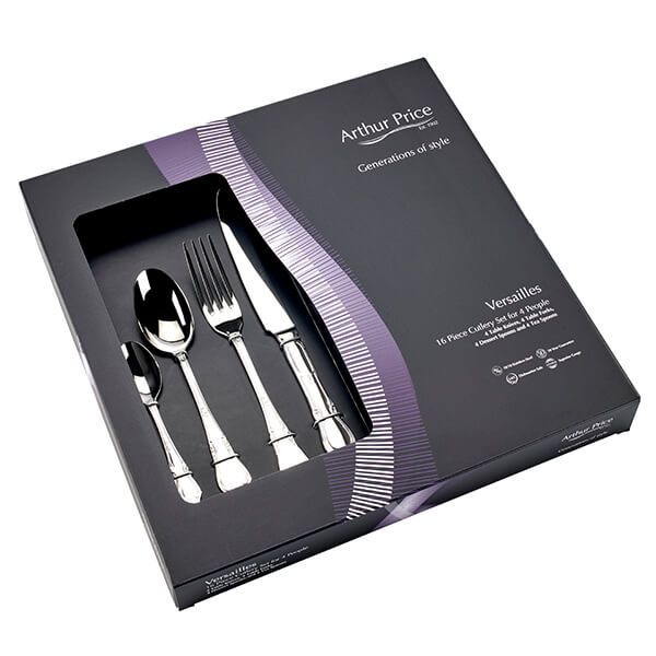 Arthur Price Versailles 16 Piece Cutlery Box Set