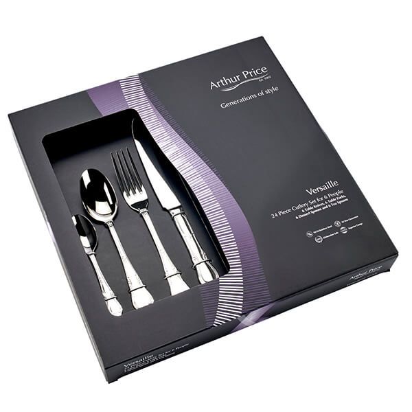 Arthur Price Versailles 24 Piece Cutlery Box Set