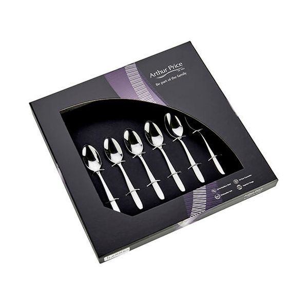 Arthur Price Contemporary Willow Set of 6 Coffee Spoons