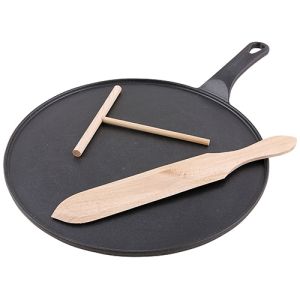 Chasseur Cast Iron Matt Black 30cm Crepe Pan