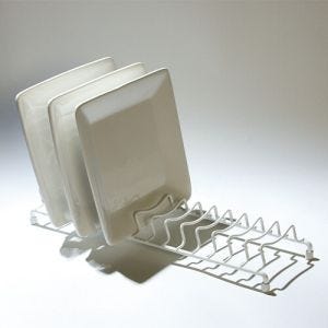 Delfinware Wireware White Popular Plate Rack