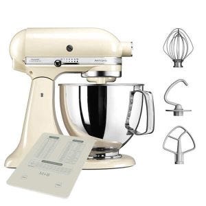 KitchenAid Peeler Core Almond White 18 cm