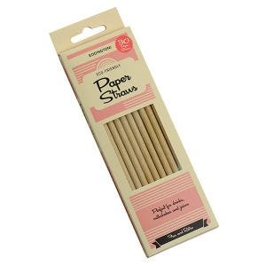 Eddingtons Paper Straws Kraft Paper 30 Pack