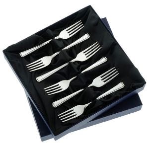 Arthur Price of England Harley Sovereign Stainless Steel Set of 6 Fruit Forks