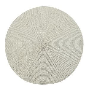 Walton & Co Linen Circular Ribbed Placemat