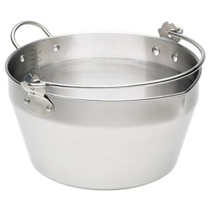 Kitchen Craft Stainless Steel Maslin Pan