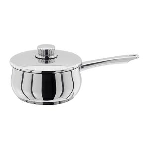 Stellar 1000 S1A1 3 Piece Domus Saucepan Set Polished Stainless Steel Induction 