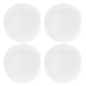 Royal Worcester Serendipity White Set of 4 Coupe Plates 27cm