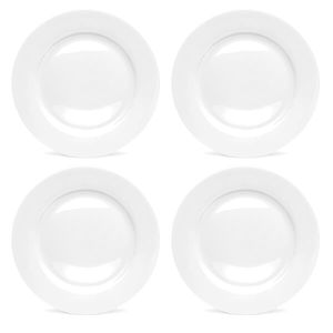 Royal Worcester Serendipity White Set of 4 Dinner Plates