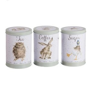 Wrendale Designs Tea, Coffee & Sugar Canisters