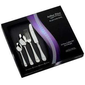 Arthur Price Classic Britannia 24 Piece Cutlery Gift Box Set