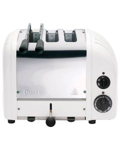 Dualit Classic Vario AWS Combi White 2 + 1 Slot Toaster