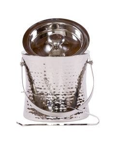 Epicurean Hammered Steel Ice Bucket