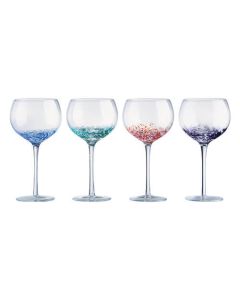 Anton Studios Set Of 4 Speckle Gin Glasses